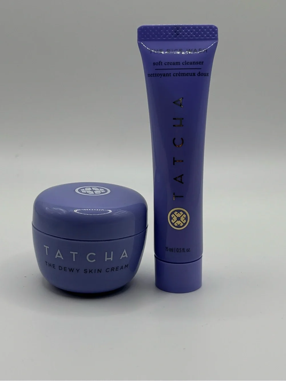 Tatcha The Dewy Skin Cream & Rice Wash Travel Set New Mini Skincare - Picture 2 of 6